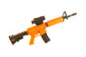 well d-92h m16 orange electric rifle side view