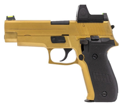 Raven R226 Gas Blowback pistol in Gold with BDS Sight (RGP-04-15-BDS)