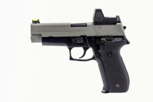raven R226 Gas Blowback pistol in Grey & Black with BDS Sight