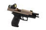 Raven R226 Gas Blowback pistol in Tan & Black with BDS Sight