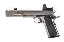 Vorsk VP-X Custom 1911 MEU GBB Pistol in Brushed Aluminium with BDS Sight
