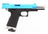 SRC HELIOS MKIV 5.1 HI-Capa Gas Airsoft Pistol in Blue with Silver Trim