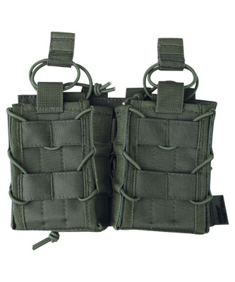 Kombat UK Delta Double Fast Mag Pouch in Olive Green