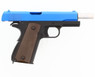 WE Tech M1911A Original Full Metal Pistol with Gas Blowback in Blue