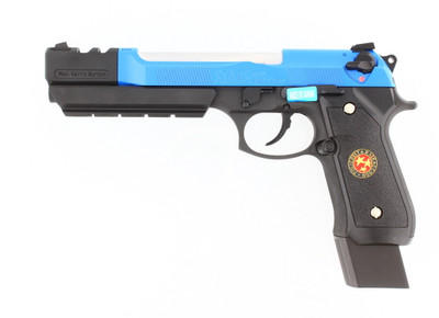 WE Samurai Edge Barry Burton Full Metal Gas Blowback Pistol in