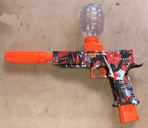 Gel Ball Blaster BABA YAGA Fully Auto Rechargeable with Silencer in Red