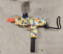 Gel Ball Blaster UZI Automatic With Built in Tracer in Yellow