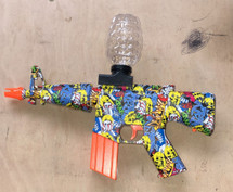 Gel Ball Blaster M16 Fully Automatic Rechargeable Battery in Comic Style