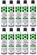 ASG ULTRAIR Power Gas with Silicone 570 ml 135Psi (10 Pack in Green)