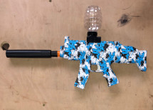 Gel Ball Blaster SCAR Fully Automatic with Silencer in Blue