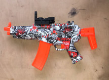 Gel Ball Blaster M8 Fully Automatic with Silencer in Red