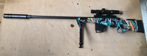 Gel Ball Blaster Sniper Rifle Fully Auto in Blue Camo