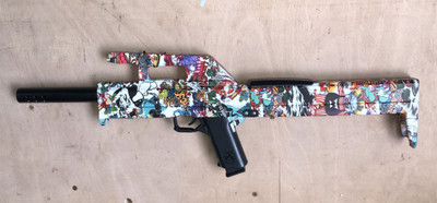 Gel Ball Blaster FMG9 Rifle Fully Auto in Graffiti Finish