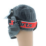 Sports Full Face Mask with Plastic Lens in Black