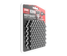 Barnett King Rat Steel Hotshot Slingshot Ammo 200 x .38 Cal (9.5mm) (BAR50022)