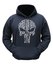 Kombat UK - Skull / Guns Print Hoodie In Black