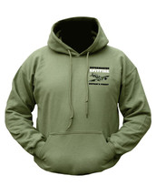 Kombat UK - Spitfire Double Print Hoodie In Green