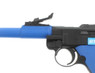 WE P08 Luger 8" Gas Blowback Pistol in Blue
