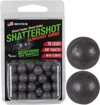 Air Venturi ShatterShot Dust Devil Slingshot Ammo 75 x 9.5mm (3/8" Balls)