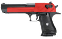 HFC HG195 D-Eagle Hardkick Version .50 Full Metal GBB Pistol in Red