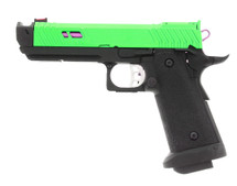 SRC Night Viper JW4 HI-Capa Gas Airsoft Pistol in Green