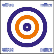 Milbro All Rounder BB Gun Card Target - 10M / 33FT 100pc x 14cm