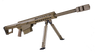 Snow Wolf Barrett M82 CQB Sniper Rifle AEG with bipod in Tan
