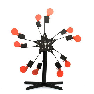 Milbro Heavy Duty Double Ferris Wheel Target - 2X5 Spinning Targets for 22LR