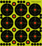 Milbro Adhesive Splatter Targets x 25 Sheets in Fluorescent Yellow