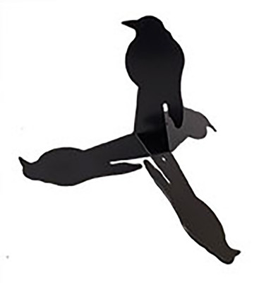 Milbro Knock Hit Target Crow Head (Black)