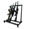 Milbro Airsoft Gun Rack System Holds 3 Rifles
