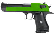 HFC HG195 D-Eagle Hardkick Version .50 Full Metal GBB Pistol in Green