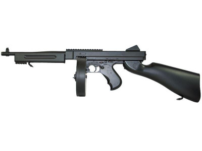 Double Eagle M811 Thompson M1A1 AEG in Black