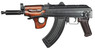 LCT Airsoft LCKMSU AK47 Airsoft Gun AEG in Wood Finish