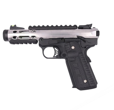 WE Tech GALAXY 1911 Series GBB Pistol in Black & Silver