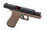 Nuprol Raven EU17 GBB Pistol in Tan with Black Top Slide (RGP-01-05)