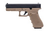 Nuprol Raven EU17 GBB Pistol in Tan with Black Top Slide (RGP-01-05)