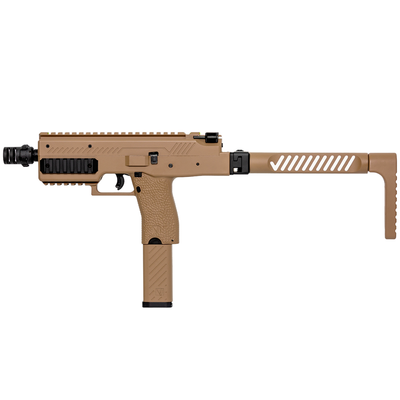 VORSK VMP-1 SMG Gas BlowBack Sub Machine Gun in Black and Tan(Fixed Semi) (VGS-01-02-SO)