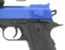 Vigor 2123-A3 M1911 Spring Pistol with mock Sight & Rails in Blue