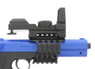 Vigor 2123-A3 M1911 Spring Pistol with mock Sight & Rails in Blue