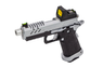 Vorsk Hi-Capa 3.8 Pro GBB Pistol in Silver with BDS Sight (VGP-02-39-BDS)