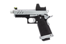 Vorsk Hi-Capa 3.8 Pro GBB Pistol in Silver with BDS Sight (VGP-02-39-BDS)