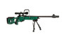 Snow Wolf SW025 Russian SV98+ Sniper in Russian Green With Scope & Bipod