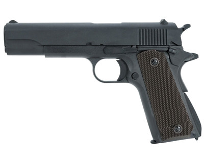 SRC SR 1911 Gas BlowBack Pistol Full Metal in Black