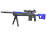 Double Eagle 700 Pro Bolt Action Airsoft Sniper Rifle in Blue
