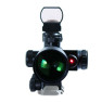 Skirmish Tactical 2.5-10x40E Rifle Scope + Red Dot + Red Laser Combo Holographic Sight