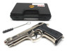 BRUNI MOD 92 Blank gun Starting Pistol in Nickel