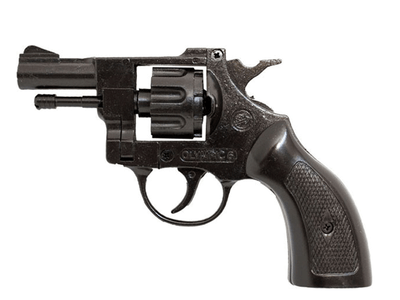 BRUNI Blank Firing OLYMPIC 6 in Full Metal in Black