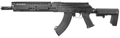 LCT Airsoft LTS 13.5" Keymod AEG Rifle Replica AK in Black ( LCT-LTS-Keymod-13.5-AEG)