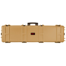 Nuprol Extra Large Hard Case with Wheels in Tan (Pick & Pluck Foam) (NHC-05-TAN)